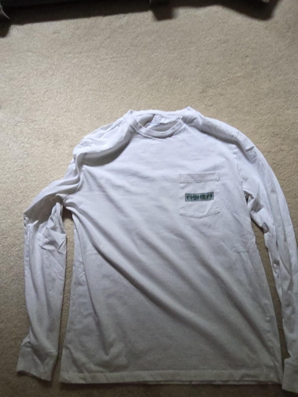 EUC Men's Vineyard Vines White Long Sleeve Lacrosse T-Shirt Size S
